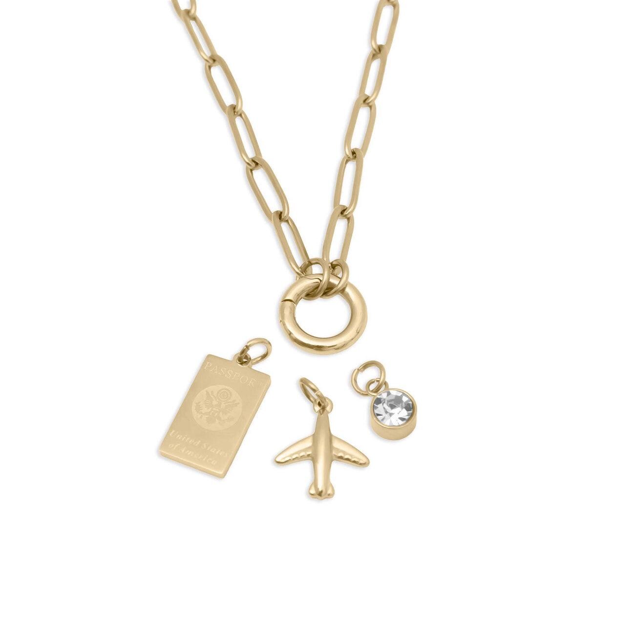 Travel Charm Necklace - DIY