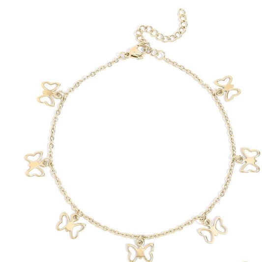 Butterfly Charm Anklet