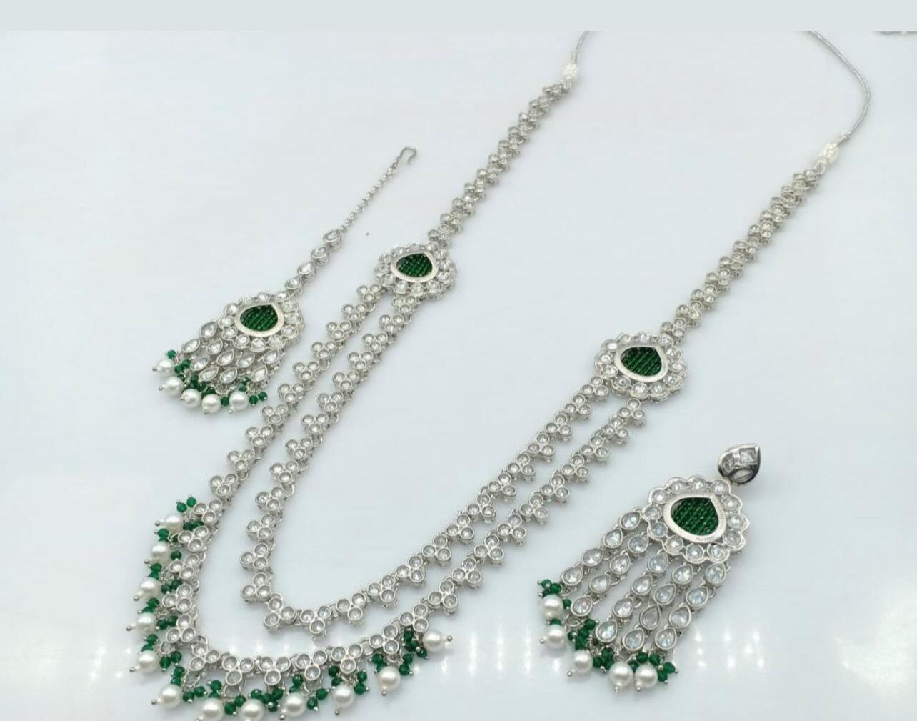 Jaya Green Silver Set