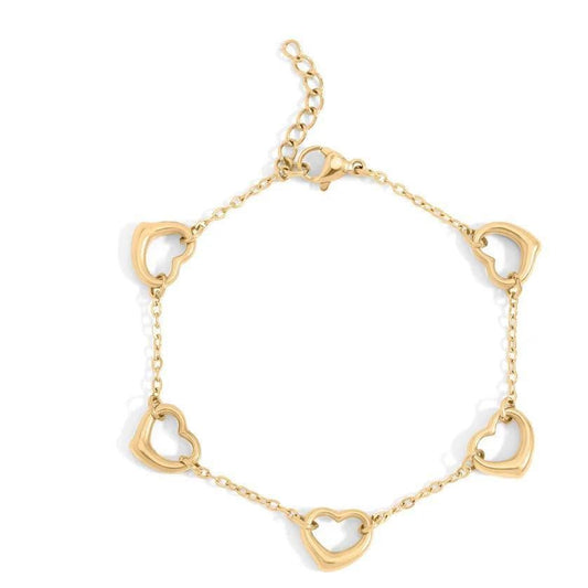 Heart Charm Bracelet