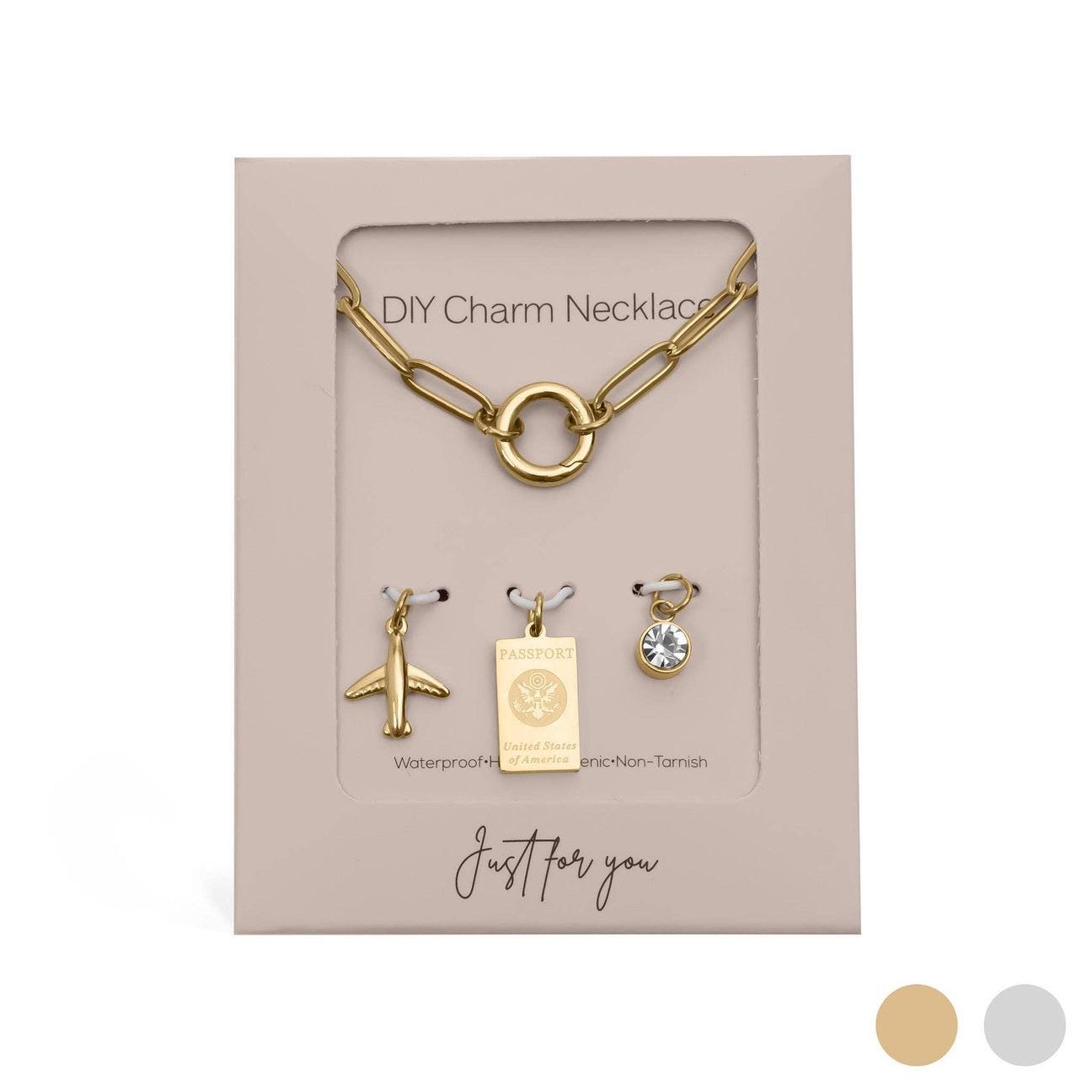 Travel Charm Necklace - DIY